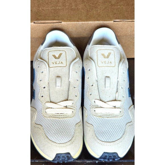 Veja L.R.O. Sneakers Women's US 5 Beige Blue Casual Shoes LOOK AT All PHOTOS - Picture 6 of 12
